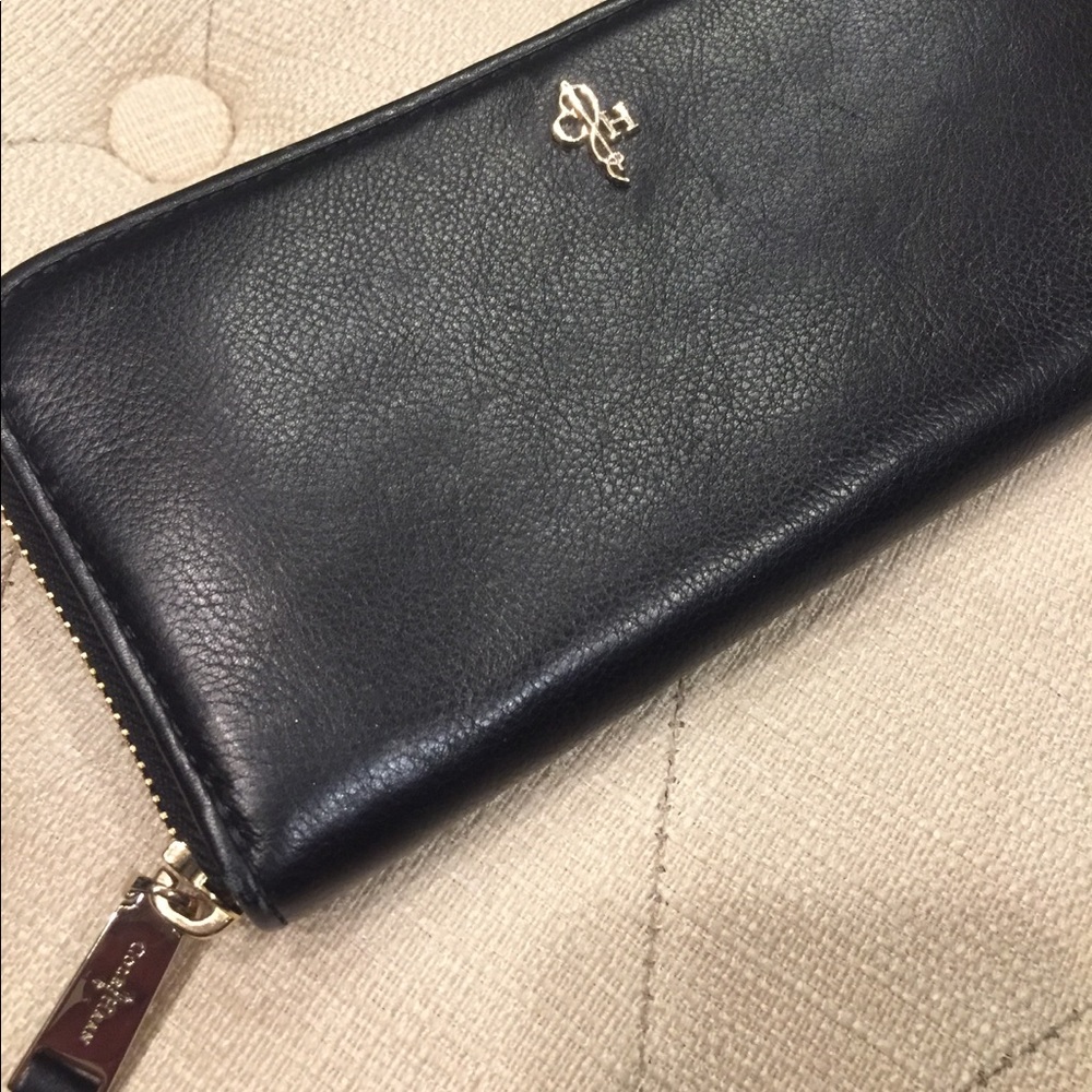 Cole Haan black leather  wallet